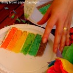 A rainbow slice