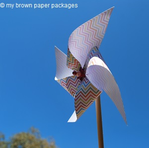 DIY Paper PInwheel