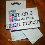 Discounted 3 Notepads