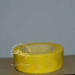 Yellow Chevron Washi