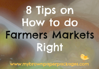 8 tips Farmers Markets