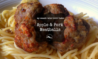 apple & pork meatballs recipe