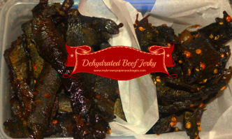 dehydrated beef jerky