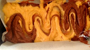 Chocolate Pumpkin Bread Swirled