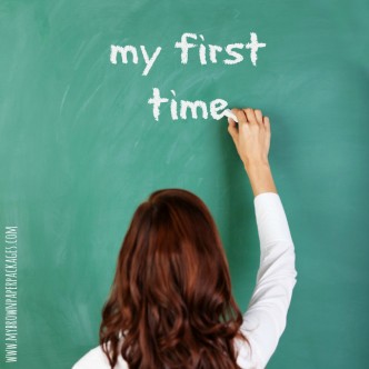 my first time as a school mum