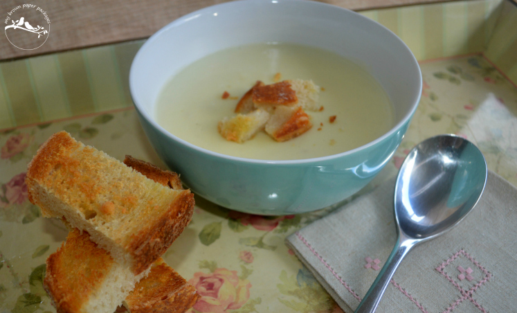 Cauliflower Soup and Parmesan Sourdough