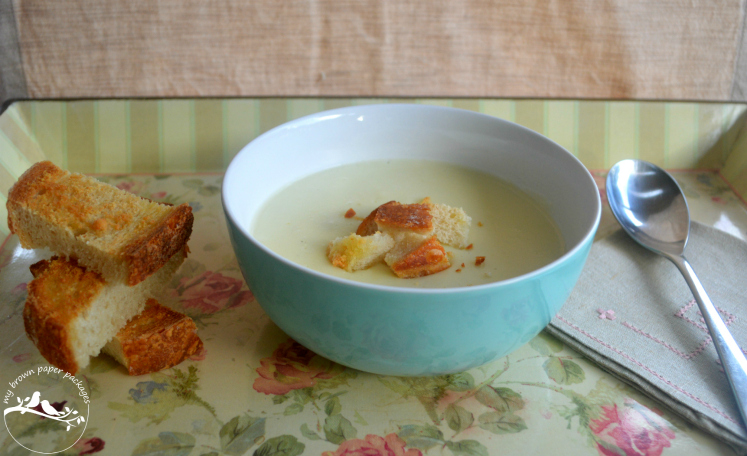 Platter with Cauliflower Soup & Sourdough