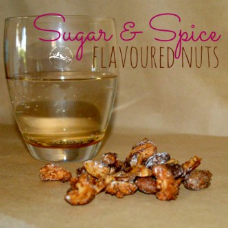 Sugar and spice flavoured nuts recipe